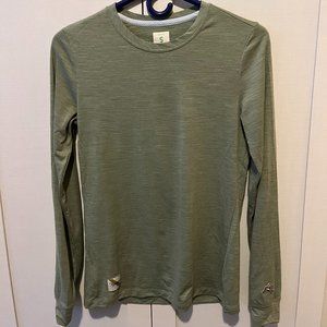 Tracksmith - Harrier - Long Sleeve - Small - Olive Heather